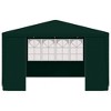vidaXL Party Tent Anthracite Polyethylene, Steel 13.1 x 13.1 ft - 4 of 4