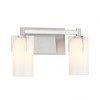 Savoy House Caldwell 2 - Light Vanity in  Satin Nickel - 3 of 4