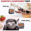 ThermoPro TM01W Kitchen Timer with Count Up and Countdown Timers for Cooking, Classroom, Exercise with LCD Screen Touch  Backlight - image 2 of 4