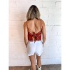 Women's Fringe Detail Tie Back Top - Cloud Ten - 3 of 3