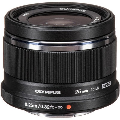 OM SYSTEM M.Zuiko Digital 25mm F1.8 Lens- Black