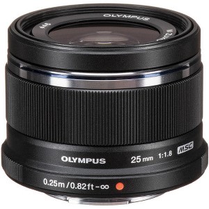 OM SYSTEM M.Zuiko Digital 25mm F1.8 Lens- Black - 1 of 4