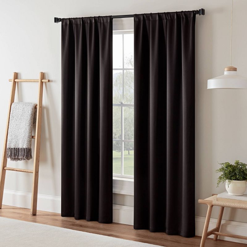 Darrell Thermaweave Blackout Curtain Panel - Eclipse, 4 of 13