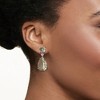 Ross-Simons 21.60 ct. t.w. Prasiolite Drop Earrings With Diamond Accents in Sterling Silver - 2 of 3