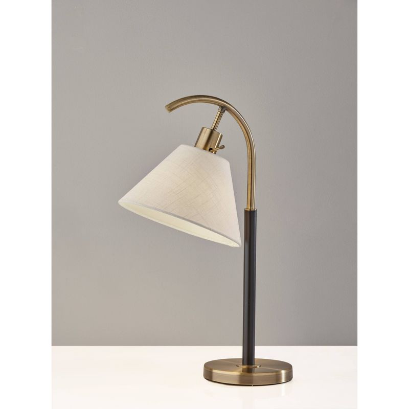 Jerome Table Lamp Black/Antique Brass - Adesso, 3 of 10