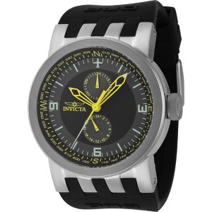 Invicta 44225 Men's DNA Grey and Black Dial Silicone Strap Watch - 1 of 2