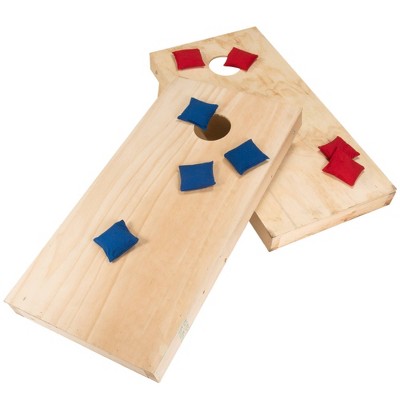 Hey! Play! Do-It-Yourself Regulation Size Cornhole Boards and Bags Set