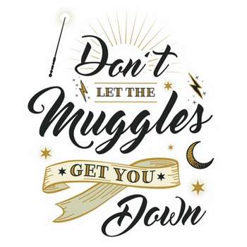 RoomMates Harry Potter Muggles Quote Peel and Sticks Kids' Wall Decals