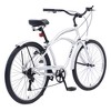 YONWAY 26" Beach Cruiser Bike, 7 Speed Cruiser Bike With High Carbon Steel Dual V-Brakes Bike Perfect For Casual Riding And Long Commutes - 3 of 4