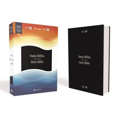 Biblia Bilingüe, Nvi/Niv, Leathersoft, Azul / Spanish Bilingual Bible, Nvi/Niv, Leathersoft, Blue - by  Nueva Versión Internacional (Leather Bound)