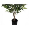 Sapphtopaz Artificial Tree Faux Plants，Indoor Artificial Tree with Wood Trunk, Room Decor for Home, Porch - 4 of 4