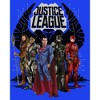 Justice League Movie Superhero Group Boy's Royal Blue T-shirt - 2 of 3