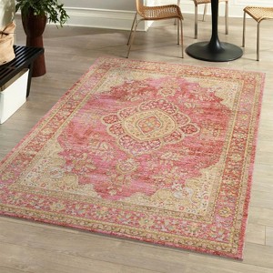 Khilana Floral Medallion Area Rug  - JONATHAN Y - 1 of 4