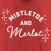 Women's Lost Gods Mistletoe and Merlot Racerback Tank Top - 2 of 4
