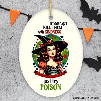 If You Can't Shut Them with Kindness Just Try Potion Ceramic Ornament for Retro Decoration and Gift| OrnamentallyYou