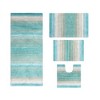 Gradiation Rug Collection Cotton Tufted Set of 4 Bath Rug Set - Home Weavers - 2 of 4