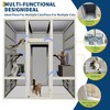 70” Catio Outdoor Cat Enclosure, Large Wood Cats House, Catio Window Cat Enclosure, Jumping Platform & 2 Napping Resting Box - 4 of 4