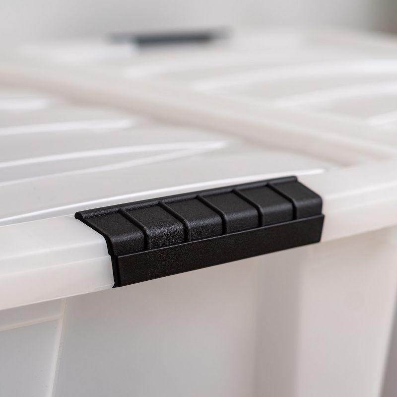 IRIS USA Plastic Storage Bins with Lids and Secure Latching Buckles, 5 of 10