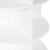 YIYIBYUS Free Standing Rotating Shoe Storage Organizer Shoe Rack Tower (White, 7-Tiers) - 4 of 4