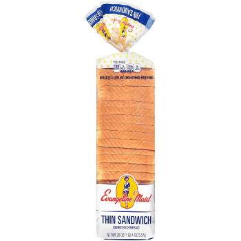Evangelin Maid Thin Sandwich Bread - 20oz