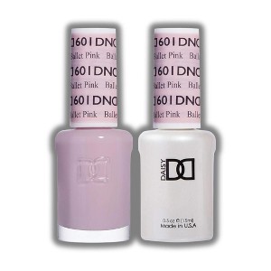 Daisy DND Gel Polish Set (601 Ballet Pink) UV/LED GelPolish and Air Dry Nail Lacquer, Matching Chip-Free Polish Duo, - (0.5 Fl Oz Each) - 1 of 2