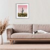 Stupell Industries Saguaro Glow Cactus Framed Print Under Glass - 3 of 4