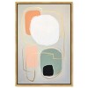 Art Remedy Dimensional Gold Thread Contemporary Shapes Abstract Wall Art Framed - 3 of 4