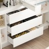 Famapy Modular Kitchen Pantry Cabinet with Light & Glass Doors - 4 of 4