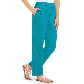 Collections Etc Pocketed Gauze Pants
