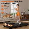 DeerRun 35.43 In Long Run Area Walking Pad, 2 in 1 Under Desk Treadmill, Walking Pad Treadmill Under Desk - 2 of 4