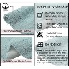 Home Weavers Radiant Collection 100% Cotton Tufted Bathroom Rug Set, Non-Slip Latex Bath Rug Set - 4 of 4