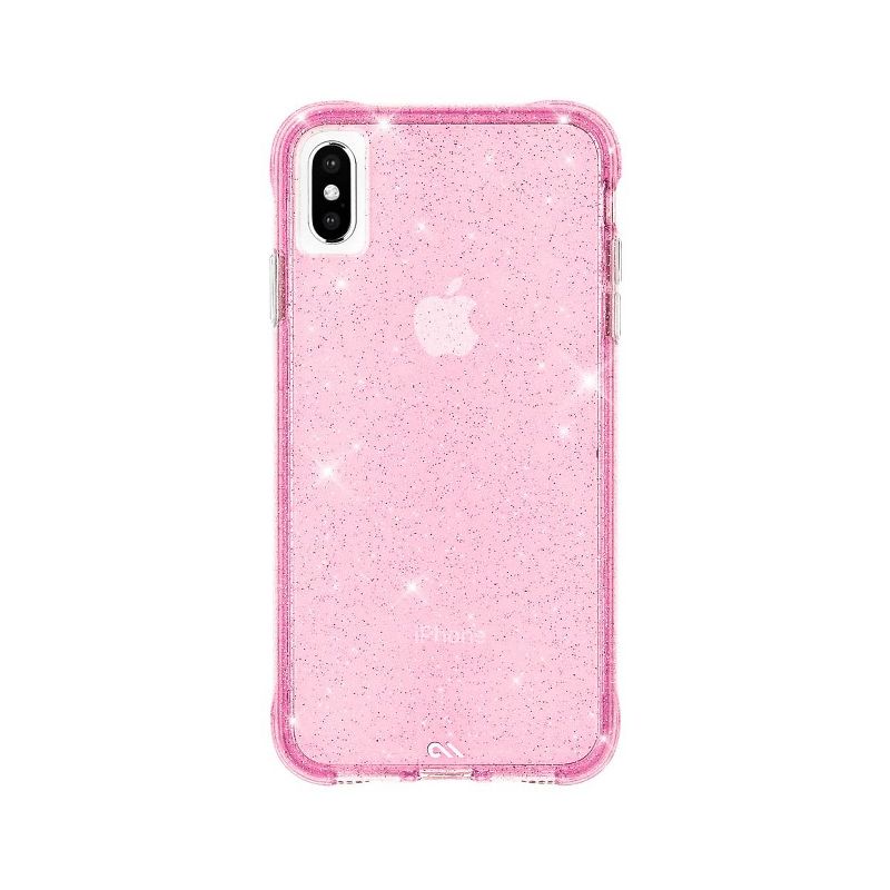 Case-Mate Sheer Crystal Case for Apple iPhone XS Max - Crystal Blush Pink, 1 of 5