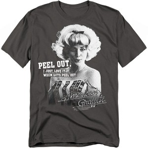 American Graffiti Peel Out Adult T-Shirt - 1 of 4