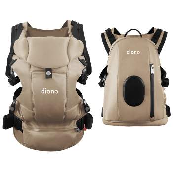 Diono Carus Complete 4-in-1 Baby Carrier, Detachable Backpack, Front & Back Carry