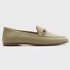 Penny - Olive Green Leather Horsebit Loafers | Forever & Always Shoes - 2 of 4
