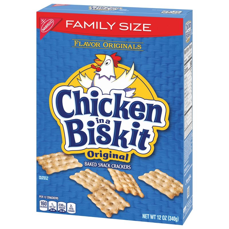 Chicken in a Biskit Original Baked Snack Crackers, 6 of 10