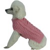 Pet Life (R) Swivel-Swirl Heavy Cable Knitted Fashion Designer Dog Sweater - 3 of 3