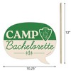 Big Dot of Happiness Funny Camp Bachelorette Photo Props, Glamping Bachelorette Party Decorations, Cabin Crew Photo Booth Props Kit - 10 Piece - 4 of 4