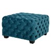 Piper Tufted Square Ottoman Bench - Christopher Knight Home - 2 of 4