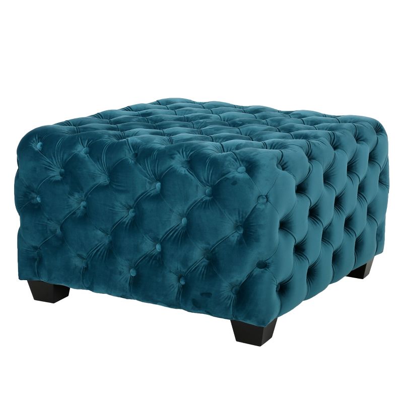 Piper Tufted Square Ottoman Bench - Christopher Knight Home, 1 of 6