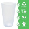 Silipint: Silicone Pint Glasses: 2 Pack Icicle -16oz Reusable Unbreakable Cups - 3 of 4