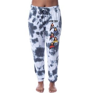 Star Trek: The Next Generation Womens' Character Jogger Sleep Pajama Pants Multicolored - 1 of 3
