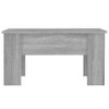vidaXL Coffee Table Gray Sonoma 31.1"x19.3"x16.1" Engineered Wood - 3 of 4
