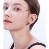 Heart Shape Stud Earrings for Women Blue Green Cz Ginger Lyne Collection - 3 of 4