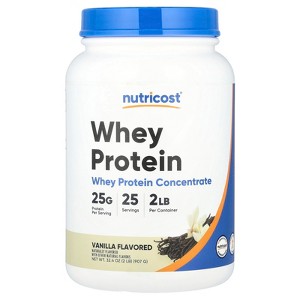 Nutricost Whey Protein Concentrate, Vanilla, 2 lbs (907 g) - 1 of 2