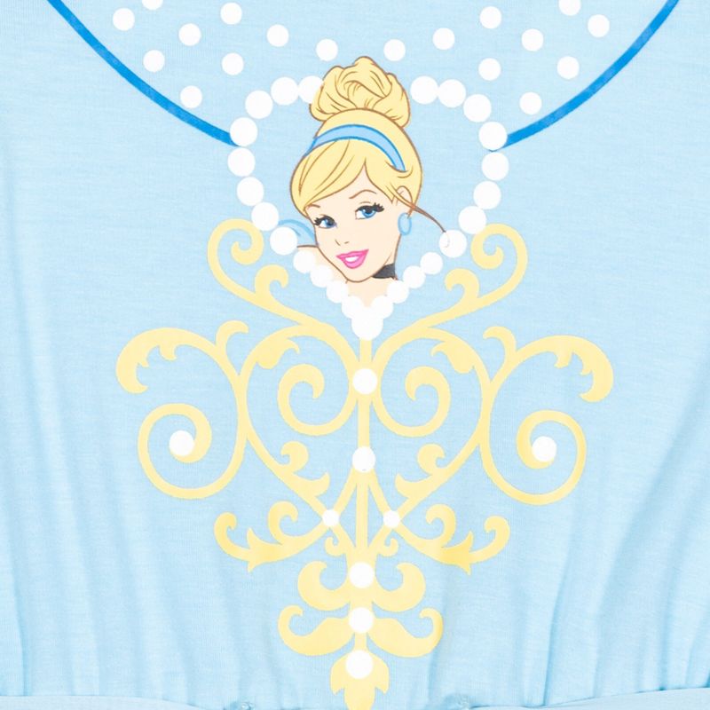 Disney Princess Moana Frozen Rapunzel Jasmine Belle Girls Romper and Skirt Toddler, 4 of 8