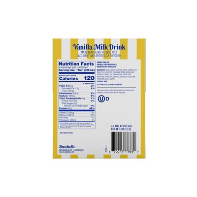 Barebells Vanilla Milk Sports Drink - 4pk/11 fl oz