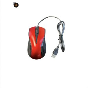 Wikineon USB 2.0 Optical Wired Mouse with Scroll Wheel - Red Mice Compatible with PC, Laptop, Notebook & Desktop: Reliable Precision for Daily Use - 1 of 4