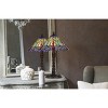 Cal Lighting BO-3109TB 60W X 2 Metal and Resin Tiffany Table Lamp with Pull Chains - 4 of 4