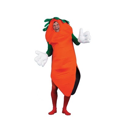 Adult Carrot Halloween Costume One Size